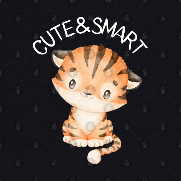 Cute and Smart Cookie Sweet kitty baby tiger cute baby outfit by BoogieCreates